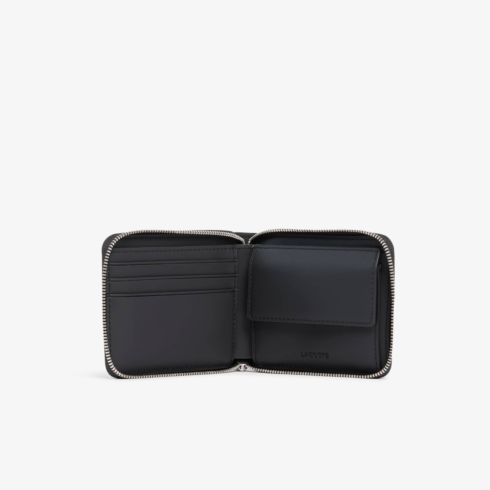 Zipped Monogram Billfold - Men's Cardholders - New In 2026 | Lacoste