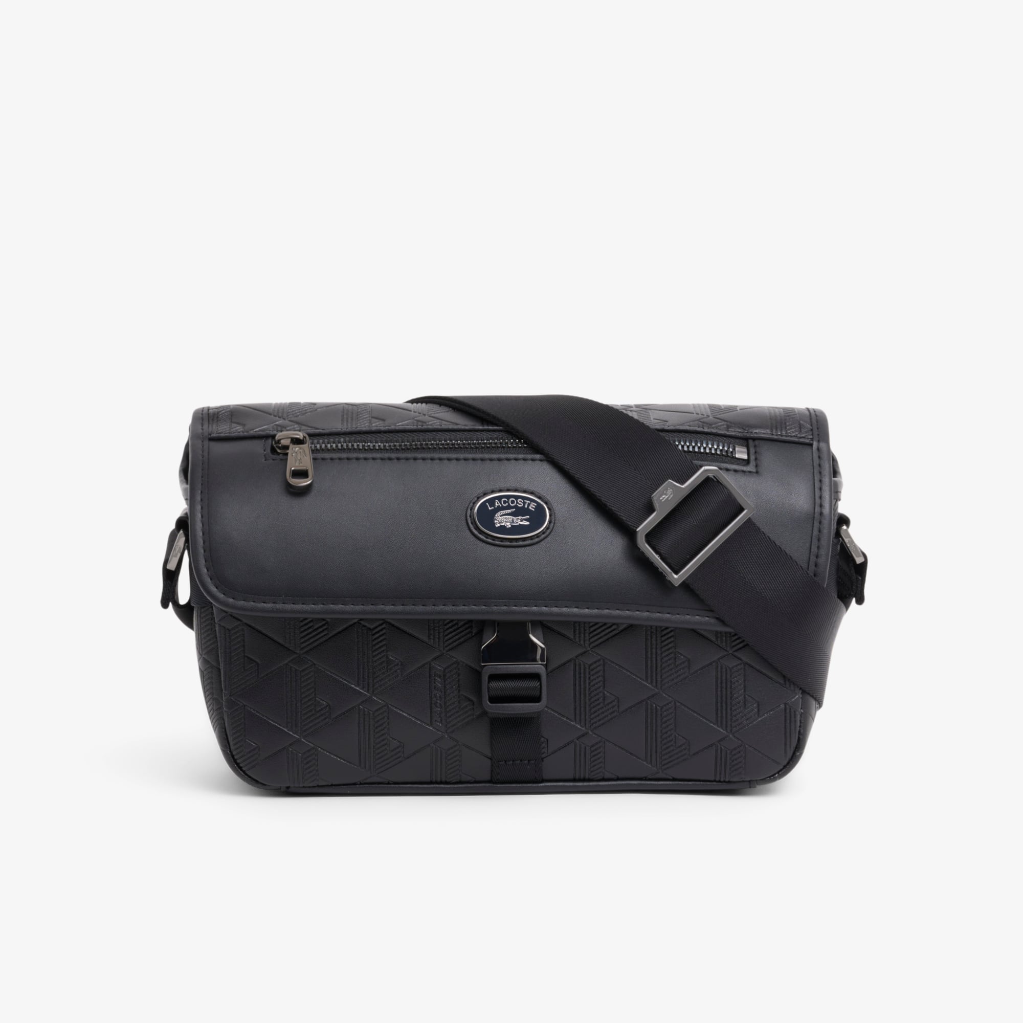 Small Monogram Leather Flap Satchel - Men's Vertical Bags - New In