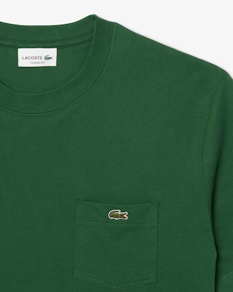 Cotton T-shirt with Breast Pocket