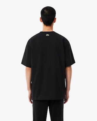 Heavy Cotton Jersey Embroidery Accent T-shirt