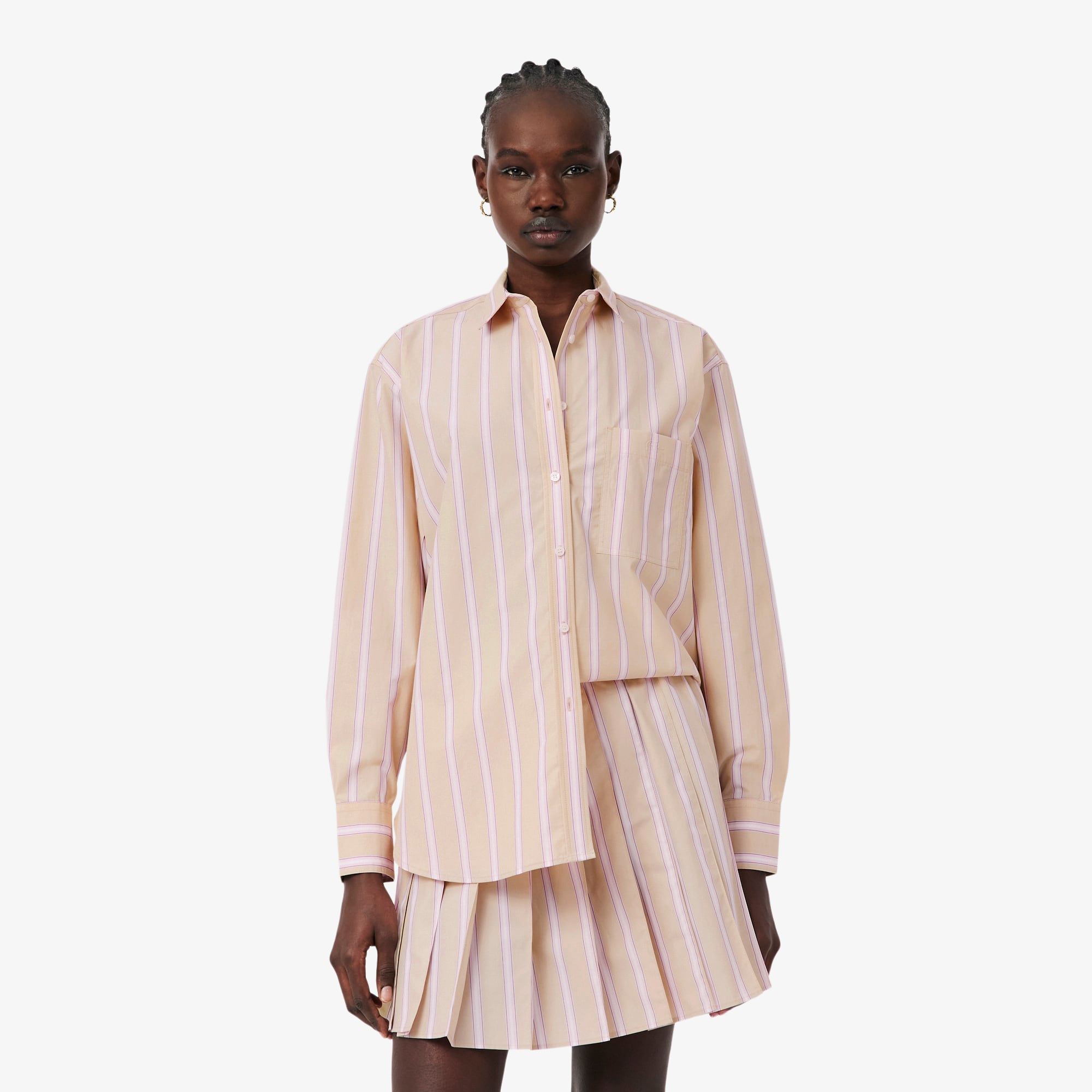 Oversized Cotton Poplin Shirt - Women's Shirts & Tops - New In