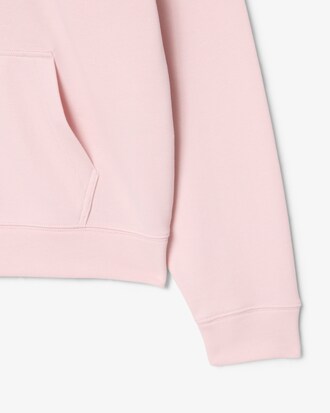 High Neck Zipped Fleece Badge Sweatshirt