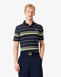 Striped Ultra Dry Stretch Golf Polo Shirt