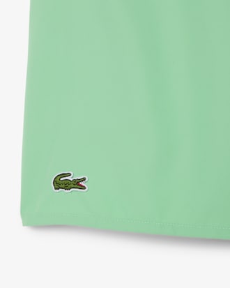 Mid Length Monochrome Swim Trunks