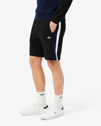 Regular Fit Colour-Block Cotton Shorts