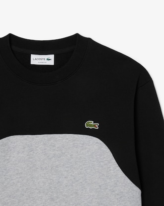 Colour-Block Cotton Fleece Sweatshirt