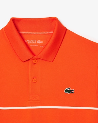 Regular Fit Ultra Dry Piqué Tennis Polo Shirt Men's Short