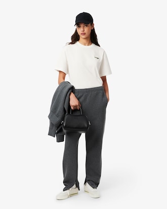 Oversized Short Cut Cotton Logo T-shirt