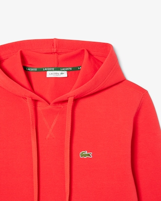 Relaxed Fit Piqué Hoodie