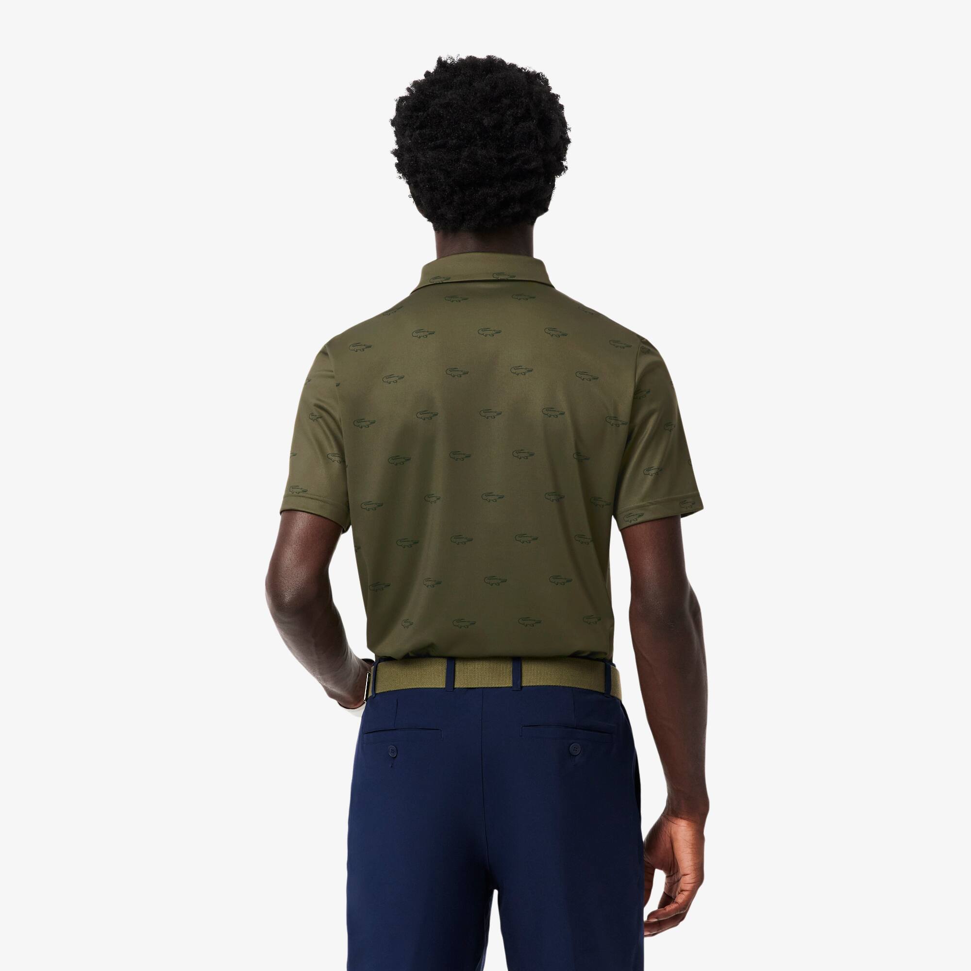 Regular Fit UV Protect Golf Polo Shirt - Men's Short Sleeves Polo