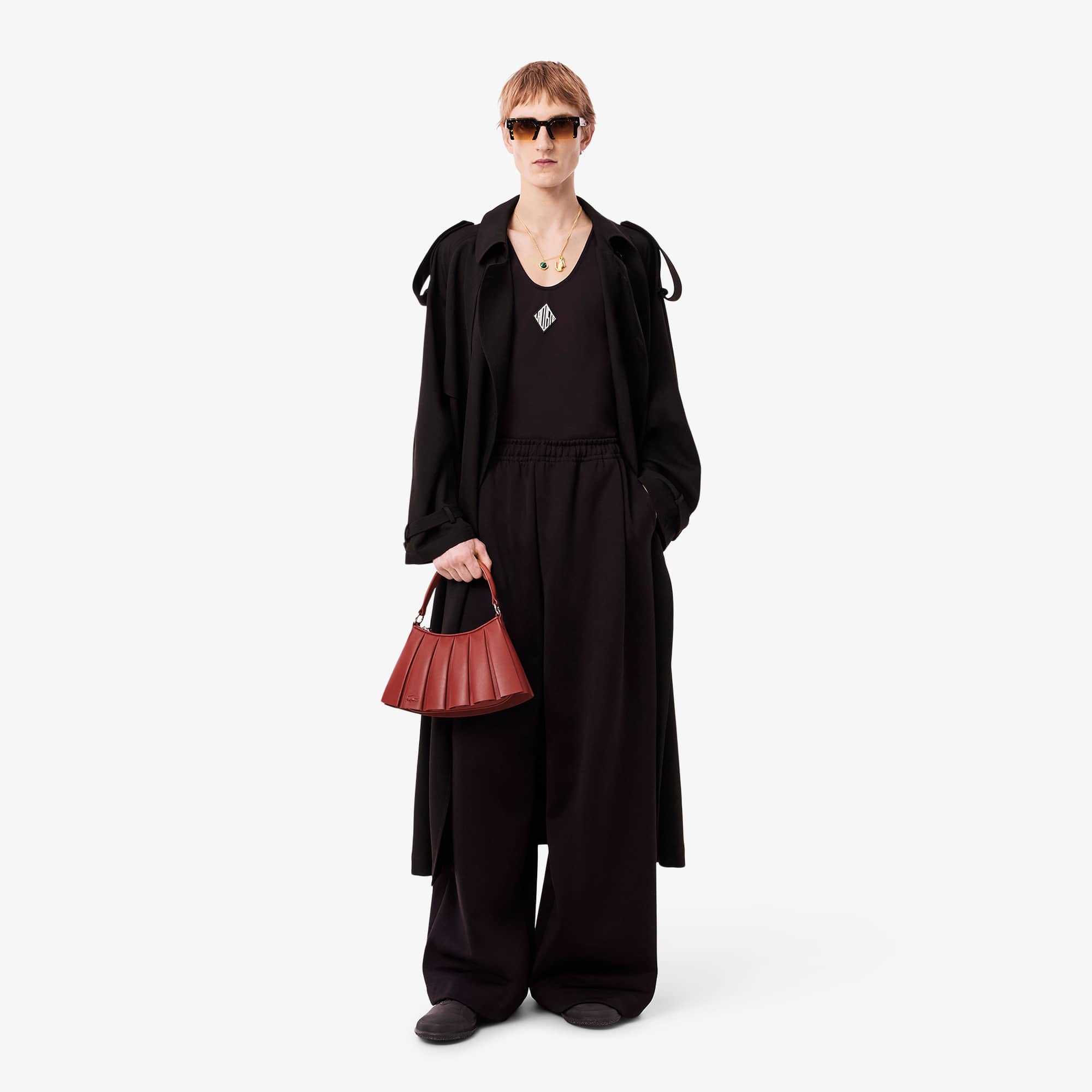 ★LACOSTE★ Women's Lenglen Crossbody Bag NU5011D55G 137 Small Lenglen Leather Bag - Women's Cross Body Bags - New In