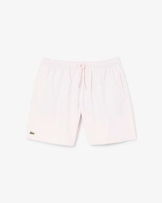 Mid Length Monochrome Swim Trunks