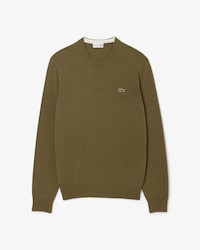 Monochrome Crew Neck Cotton Sweater