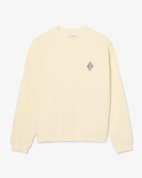 Double Face Piqu&eacute; Badge Sweatshirt
