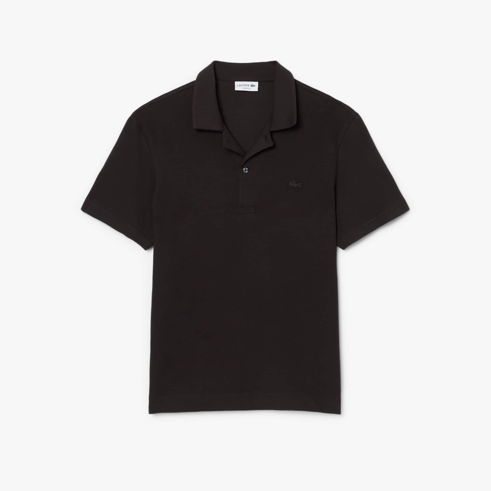 Classic Fit Textured Polo Shirt - Men's Short Sleeves Polo Shirts