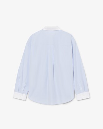 Embroidered Badge Poplin Shirt