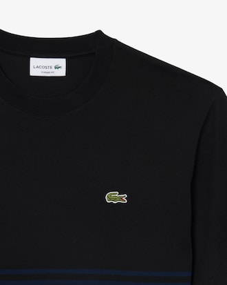 Striped Jersey Colour-block T-shirt