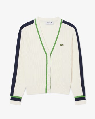 French Made Cotton and Wool Blend Cardigan