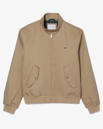 Water-Repellent Twill Harrington Jacket