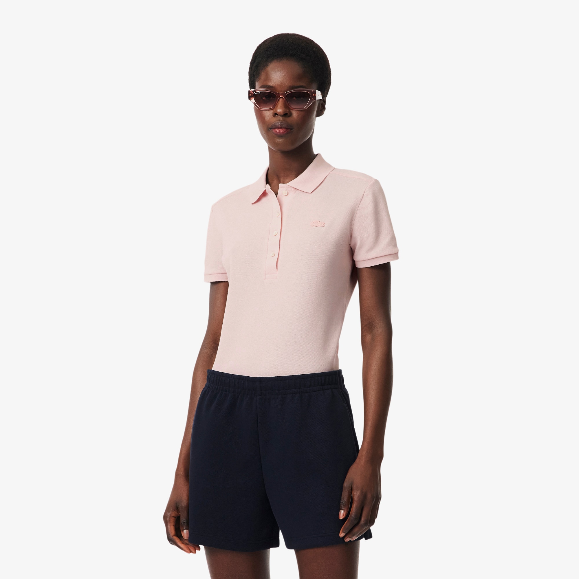 Lacoste Slim Fit Womens Pink Polo Shirt main image 0