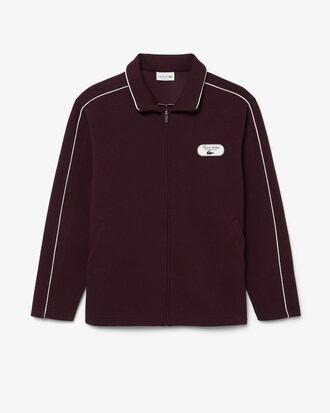 Tennis Heritage Zipped Badge Accent Sweatshirt