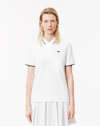 UV Protect Stripe Collar Tennis Polo Shirt