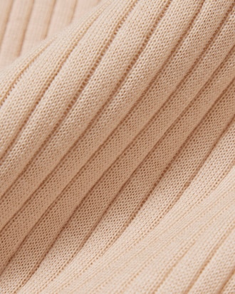 Short Sleeved Merino Wool Rib Knit Sweater