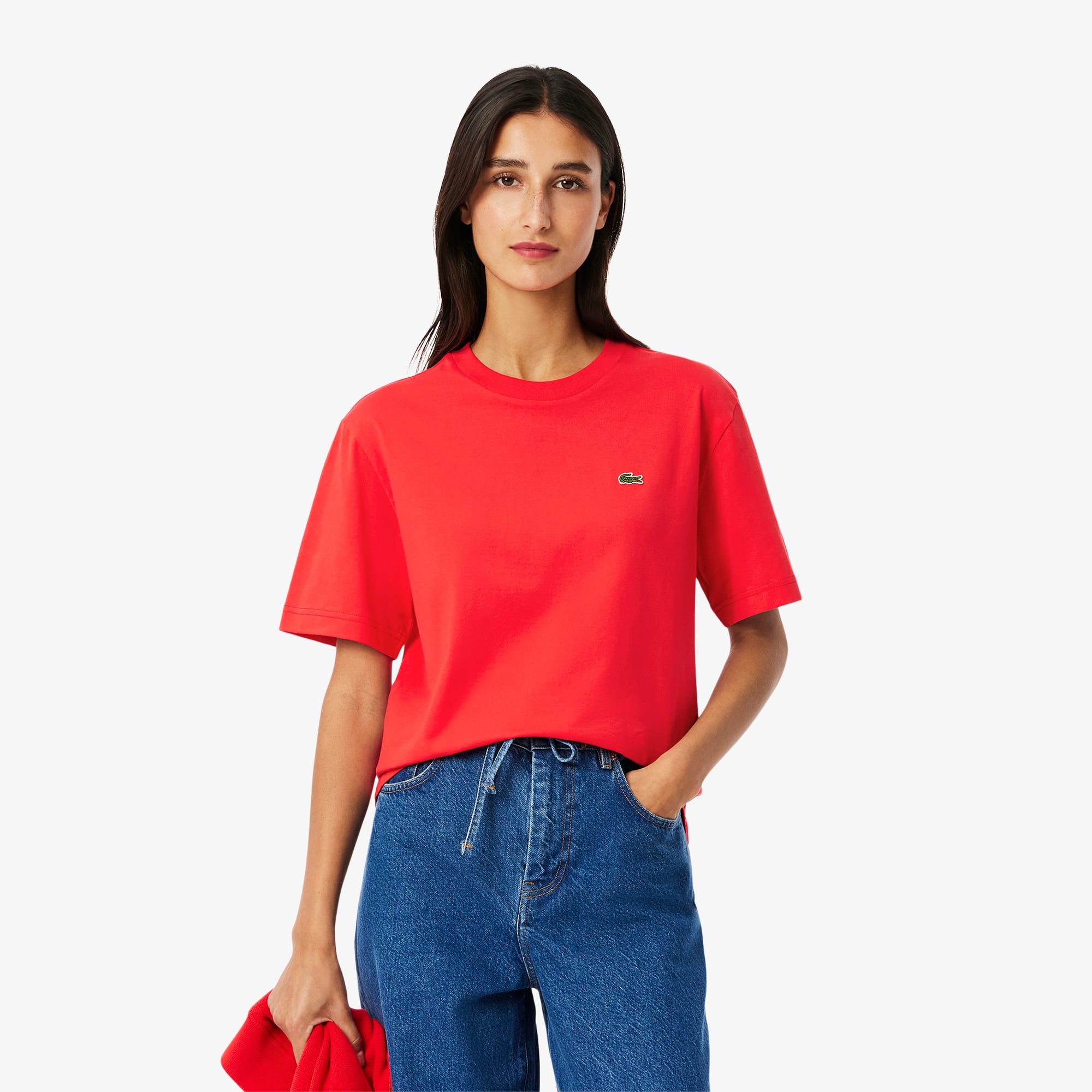 (ラコステ) LACOSTE Relaxed Fit Tシャツ TF7215 ワンポイントソフトタッチTシャツ TF7215 - ラコステ（LACOSTE