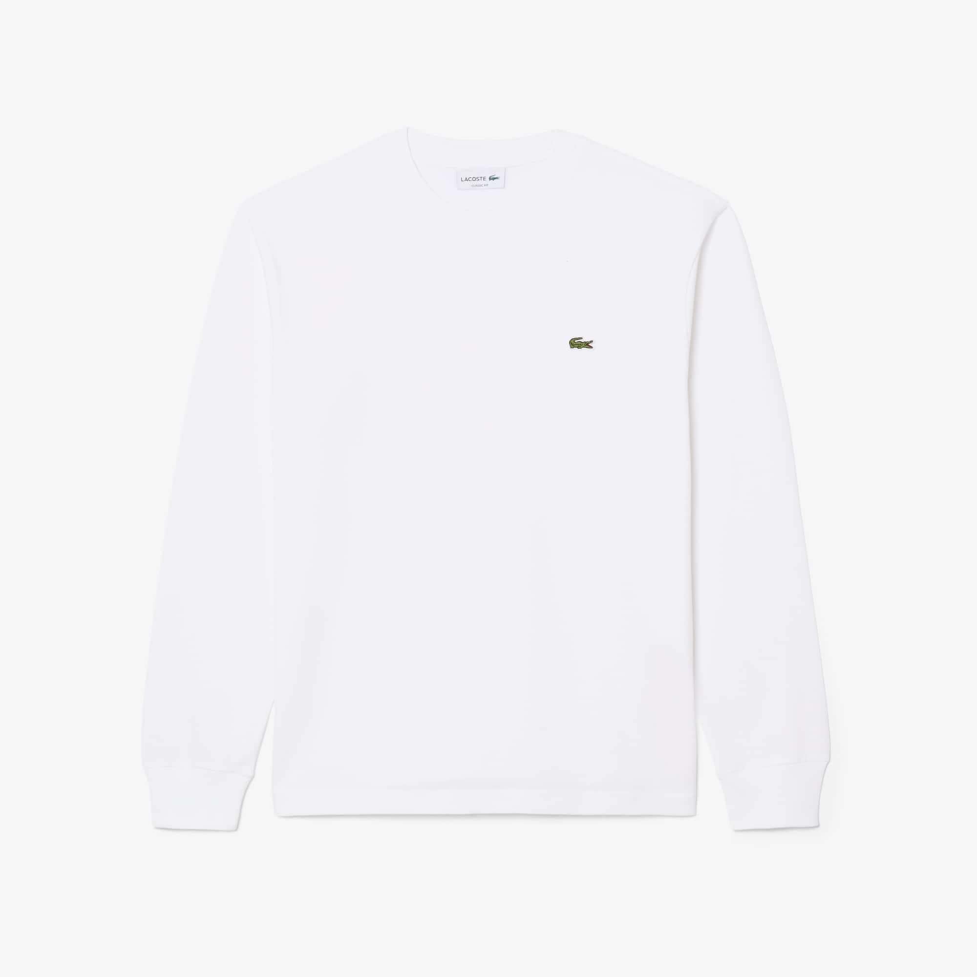 Long Sleeved Cotton T-shirt - Men's t-shirts - New In 2026 | Lacoste