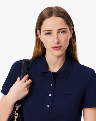 L.12.D Slim Fit Stretch Piqué Polo Shirt
