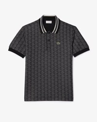 Classic Fit Monogram Jacquard Polo Shirt