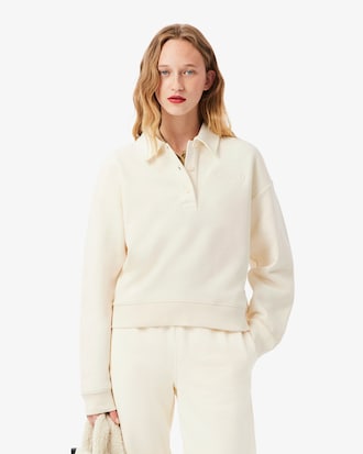 Polo Collar Sweatshirt