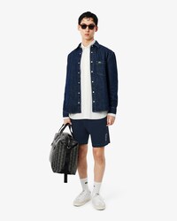 Relaxed Fit Cotton Twill Shorts