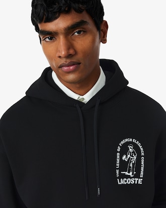 Loose Fit Printed Hoodie