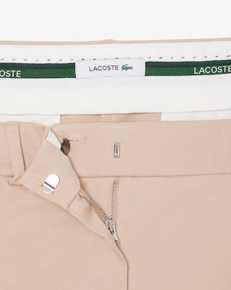 Straight Fit Cotton Gabardine Chino Pants