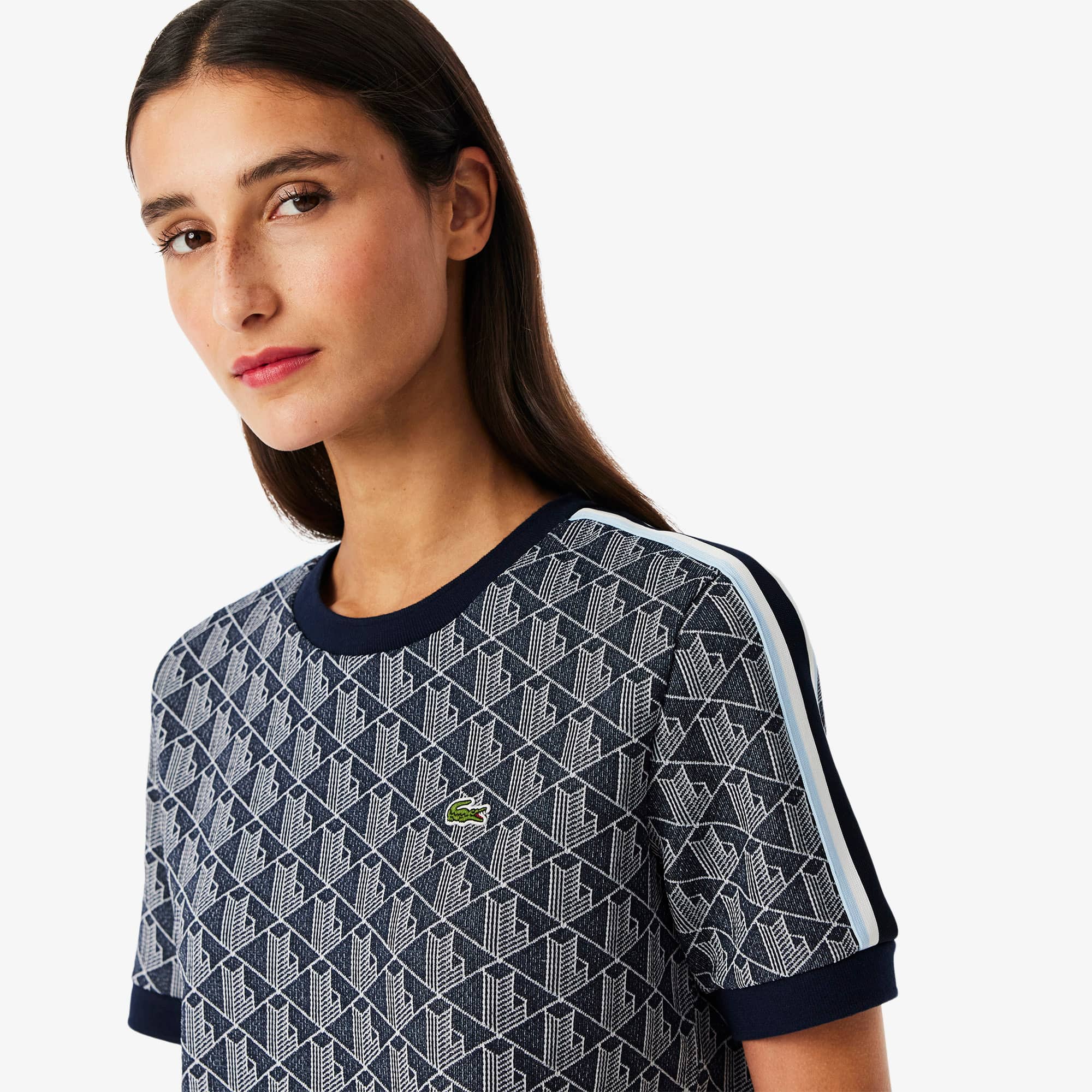 ◆Lacoste◆Monogram モノグラム Tシャツ Lacoste モノグラム Tシャツ | グリーン | FARFETCH JP