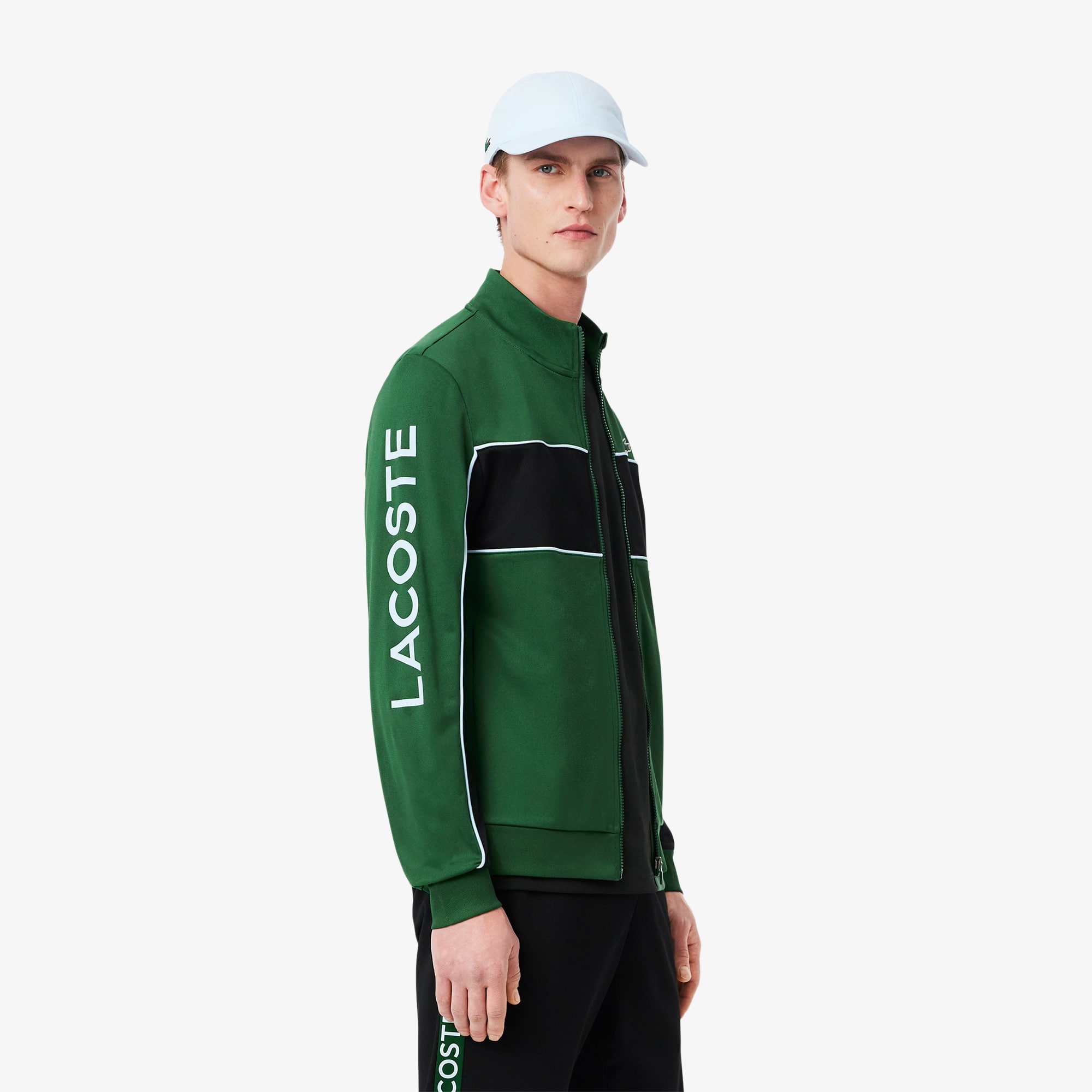 LACOSTE LIVE グリーン ジャケット ラコステ LACOSTE ラコステライブ バーシティジャケット
