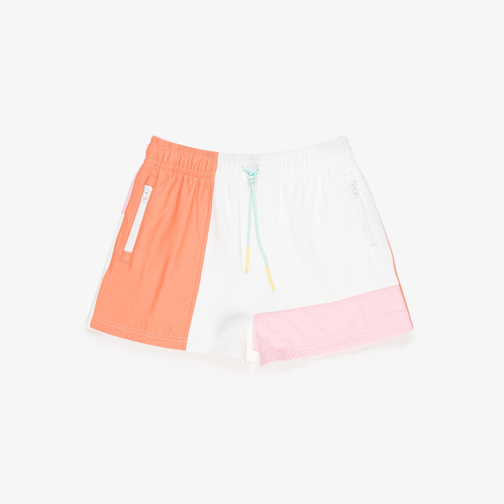 Lacoste L!VE Colour-block Piqué Shorts 
