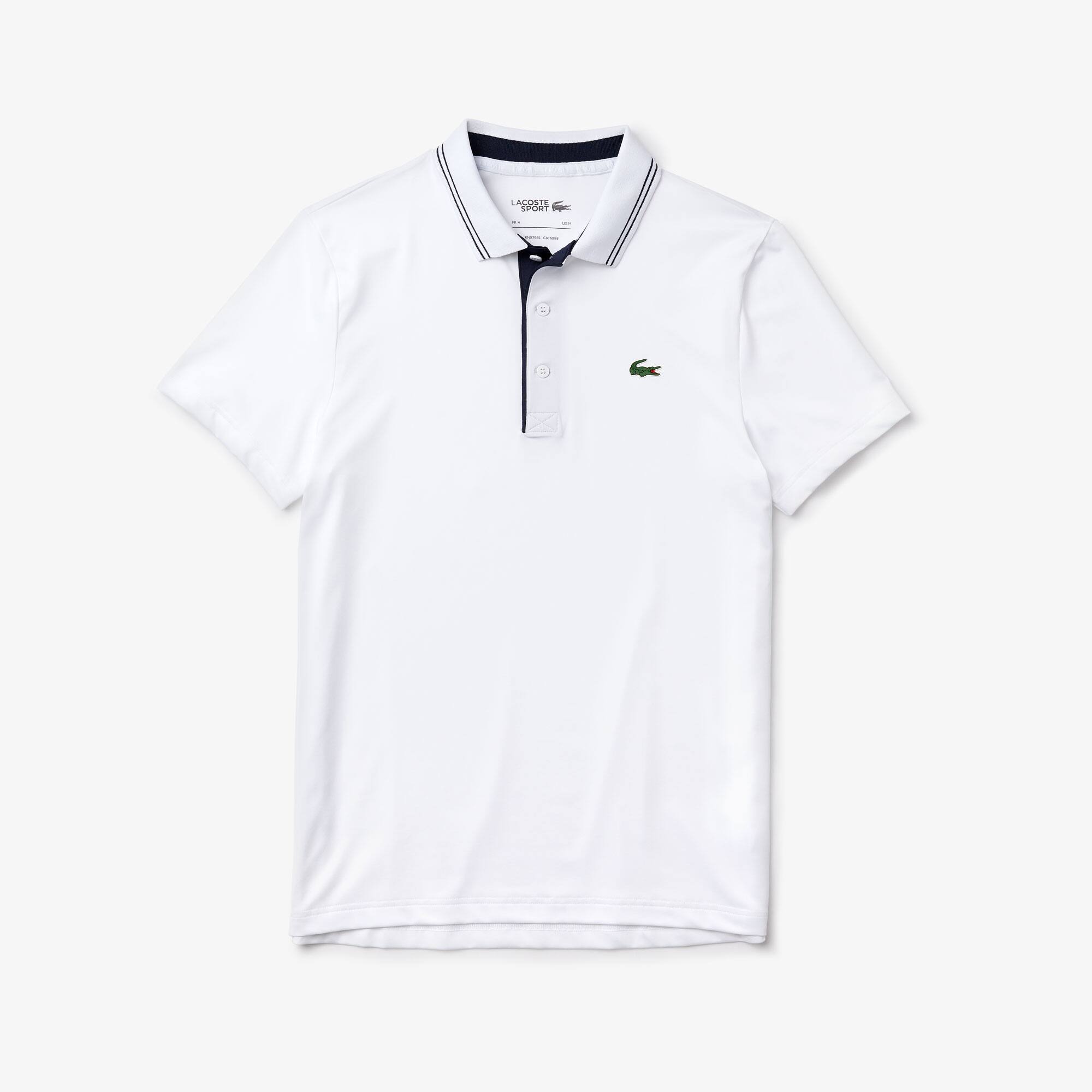 Men's Lacoste SPORT Signature Breathable Golf Polo Shirt LACOSTE