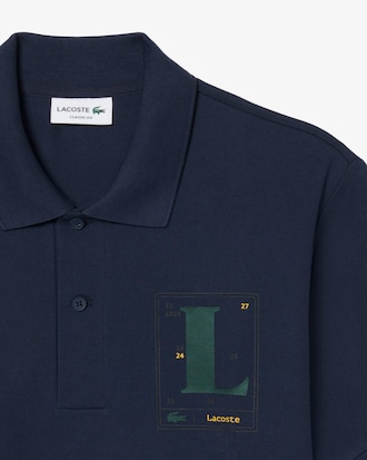 Classic Fit Printed Petit Piqu&eacute; Polo Shirt