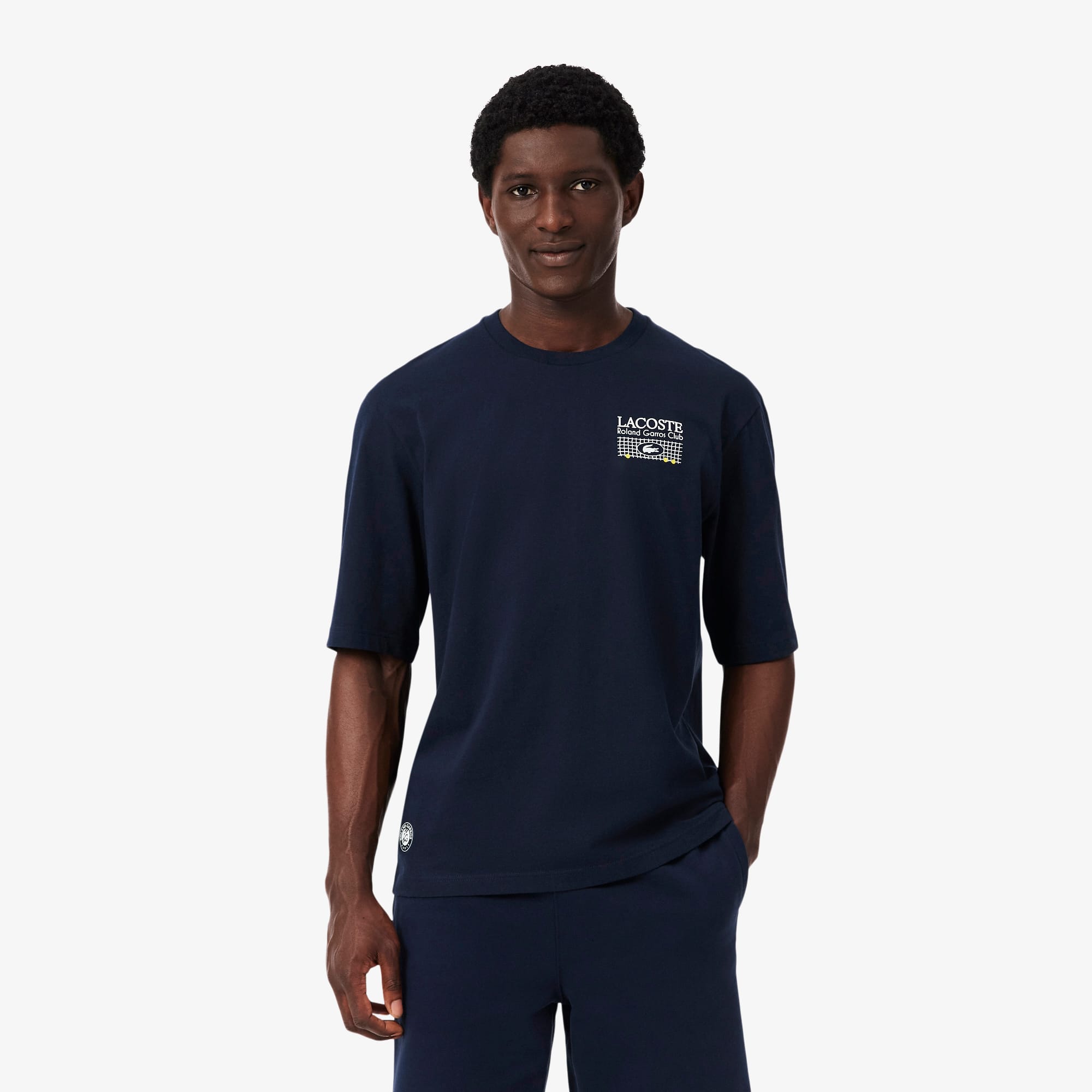 Lacoste Roland-Garros Edition Graphic T-shirt - Midnight Blue