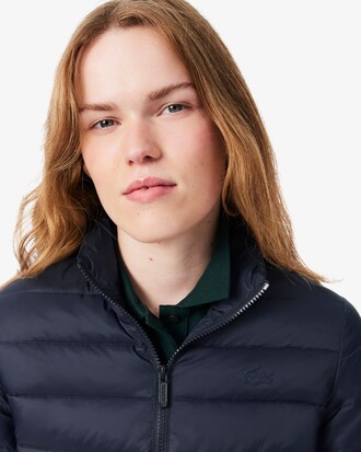 Water-Repellent Quilted Puffed Jacket