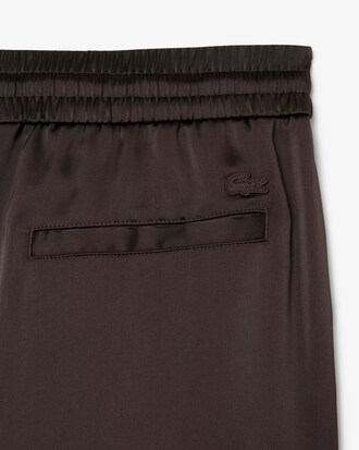 Oversized Satin Sweatpants