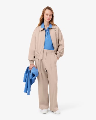 Wide Fit Stretch Gabardine Chino Pants