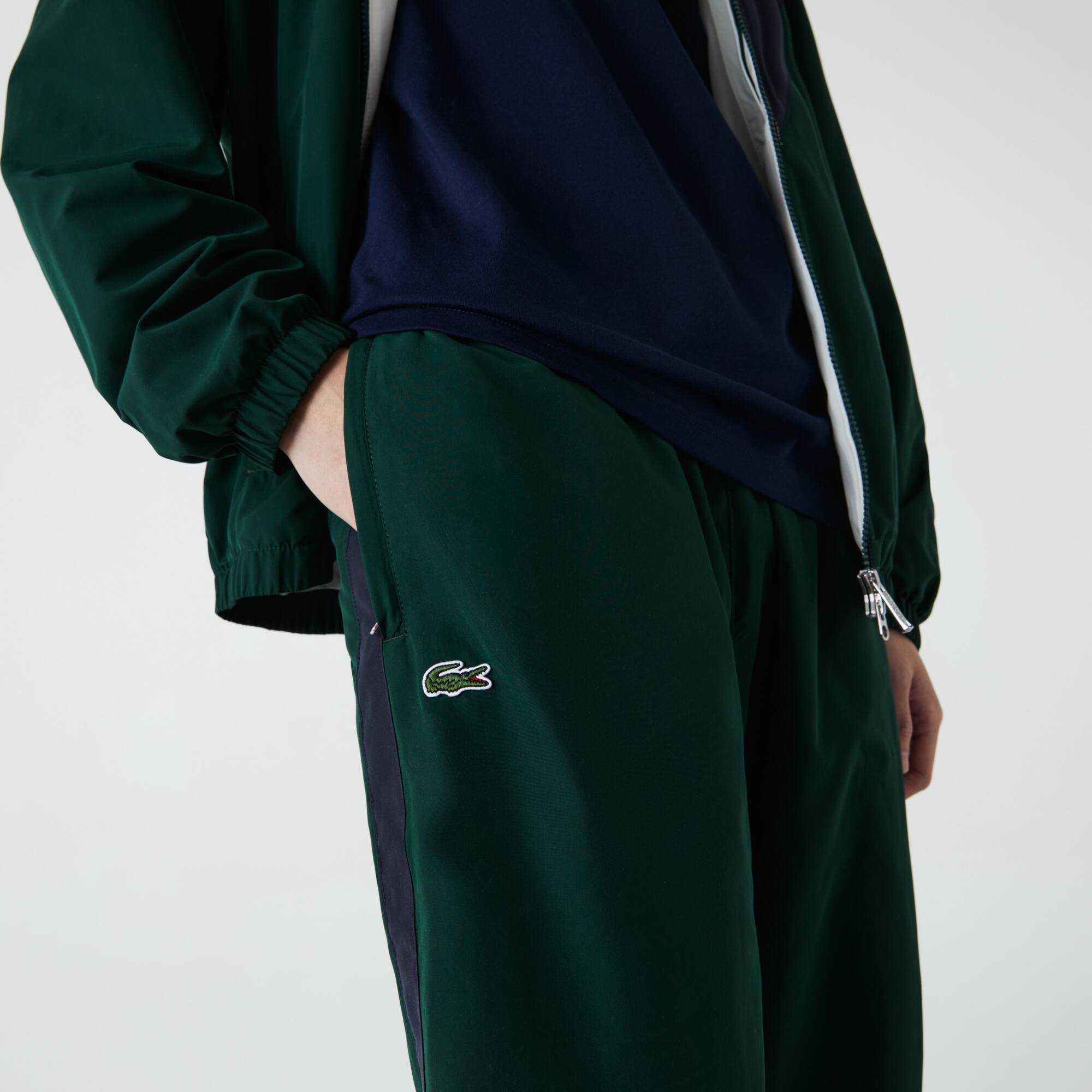 green tracksuit pants