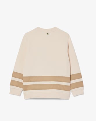 Mesh Panel Fleece Sweatshirt