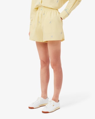 Cotton Poplin Jacquard Boxer Shorts   