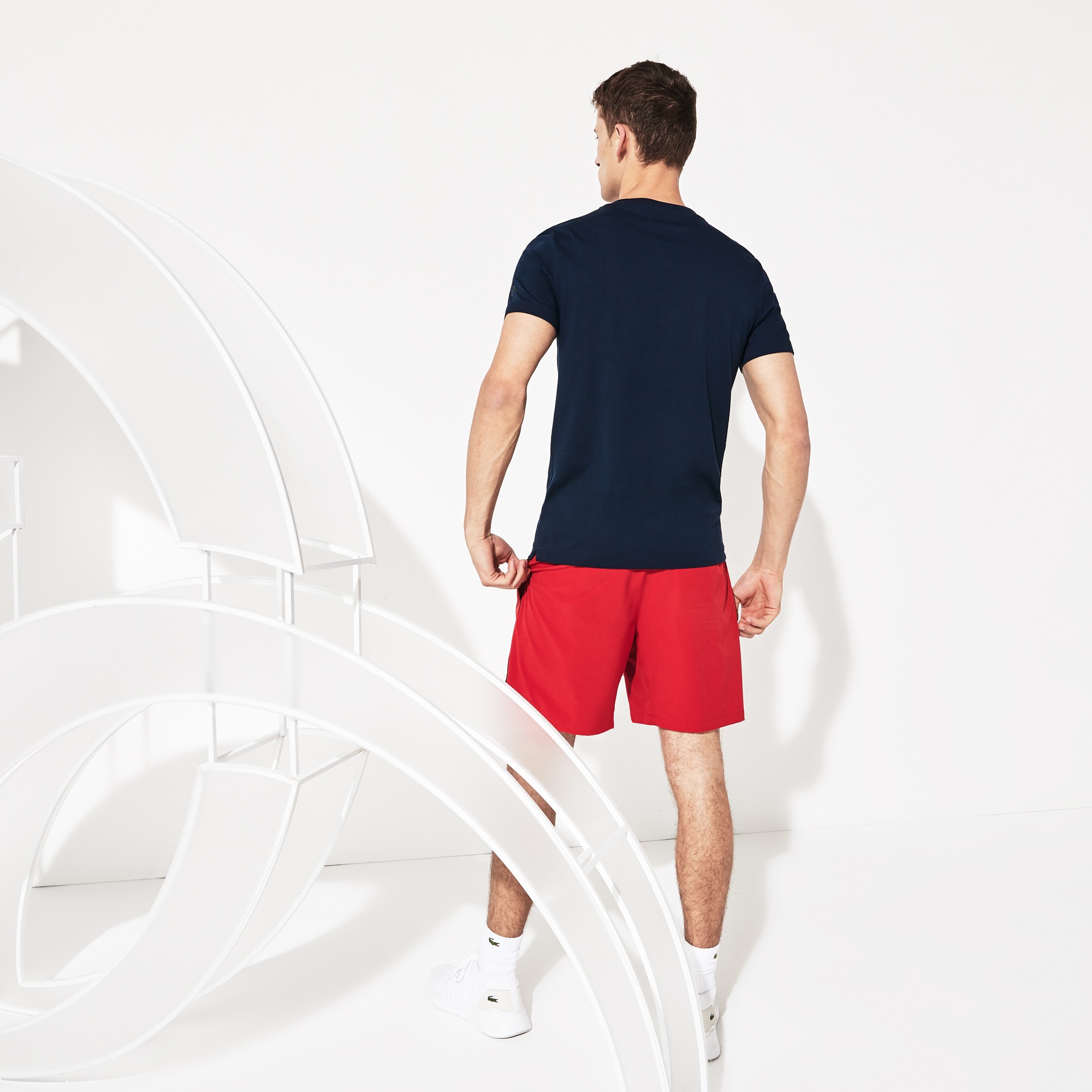 Men's Lacoste SPORT x Novak Djokovic Camouflage Croc Logo ...