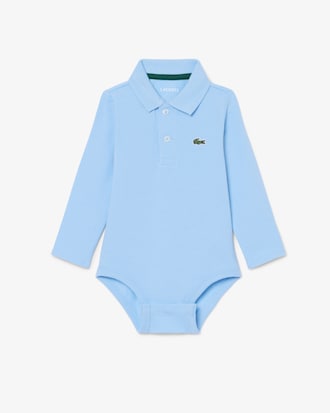 Infants’ Long Sleeved Piqué Bodysuit