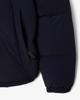 Water-Repellent Hooded Down Jacket